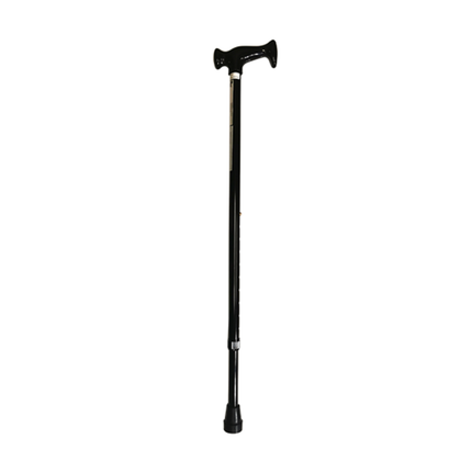 Walking Stick - "T" Handle - Plastic - Black image 0