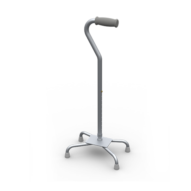 Steel Offset Quad Cane image 1