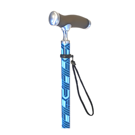 Narrow Neck Walking Stick - Geo Pattern image 4