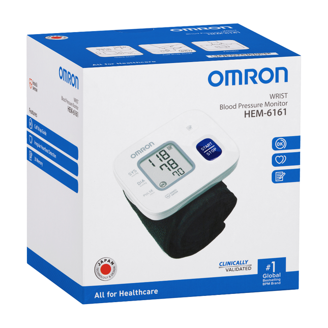 Omron Standard Wrist Blood Pressure Monitor image 1