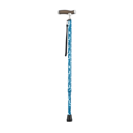 Narrow Neck Walking Stick - Geo Pattern image 2