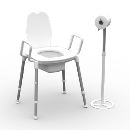 Space Saver Free Standing Toilet Roll Holder image 2