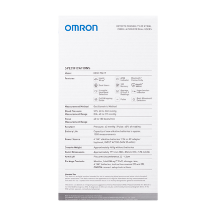 Omron Elite + AFIB Blood Pressure Monitor  - Bluetooth® image 11