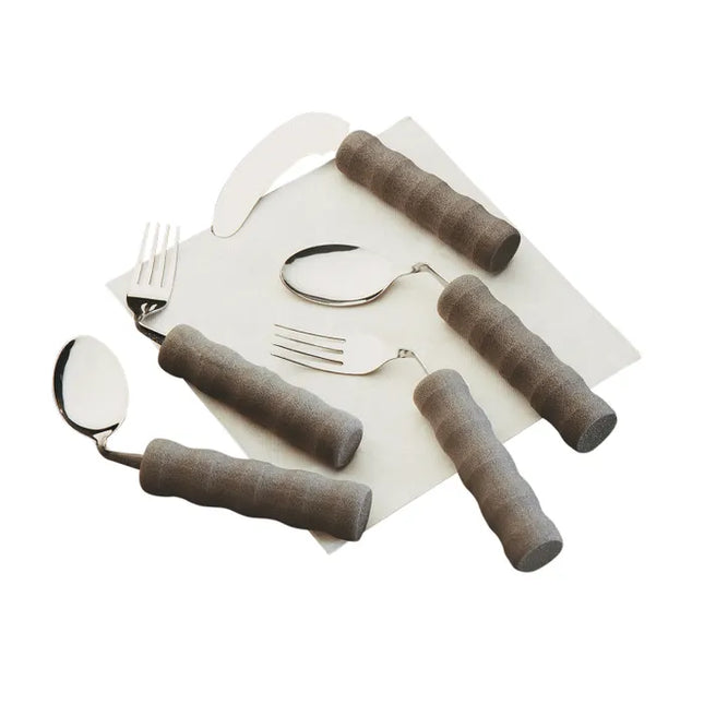 Lightweight Foam Handled Angled Cutlery