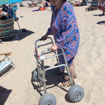 Wheeleez™ All Terrain Walker Conversion Kit w/24cm PU Beach Wheels image 4