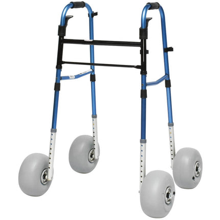 Wheeleez™ All Terrain Walker Conversion Kit w/24cm PU Beach Wheels image 2