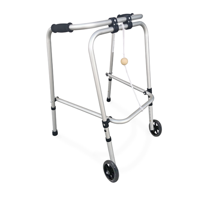 Pyramid Folding Walking Frame. Front Wheels image 0