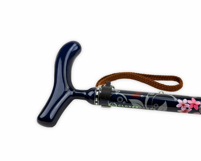 Blossum Floral Carbon Fibre Folding Cane