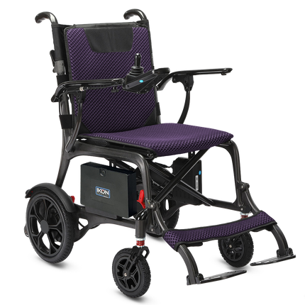 Enduro Powerlite Side Folding Carbon Fibre Electric Wheelchair