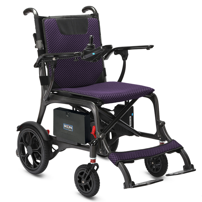 Enduro Powerlite Side Folding Carbon Fibre Electric Wheelchair