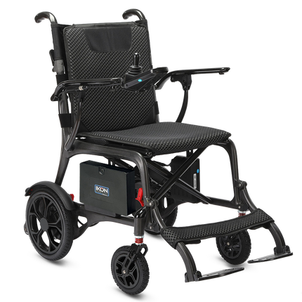 Enduro Powerlite Side Folding Carbon Fibre Electric Wheelchair