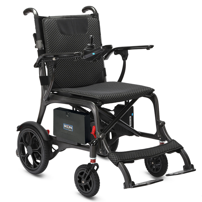 Enduro Powerlite Side Folding Carbon Fibre Electric Wheelchair