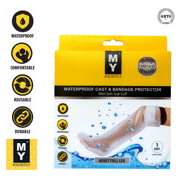 Waterproof Cast & Bandage Protector - Full Leg