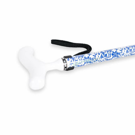 Porcelain Carbon Fibre Folding Cane
