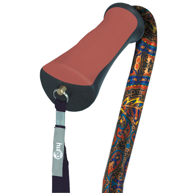 Hugo® Offset Comfort Handle Patterned Cane