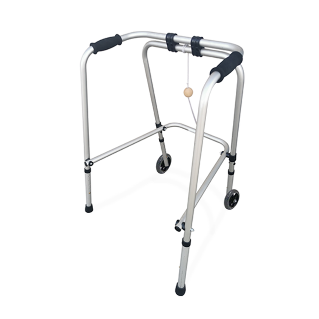 Pyramid Folding Walking Frame. Front Wheels image 1