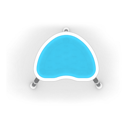 ComfiGEL Pad - Space Saver Corner Shower Stool image 2