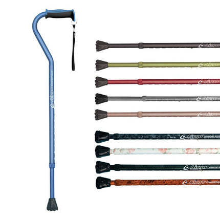 Airgo® Comfort-Plus™ Aluminum Cane, Offset Handle