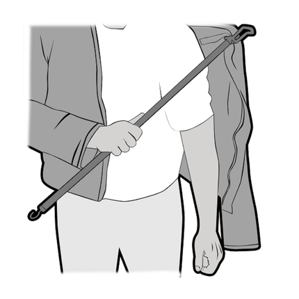 Wooden handle Dressing Stick image 2