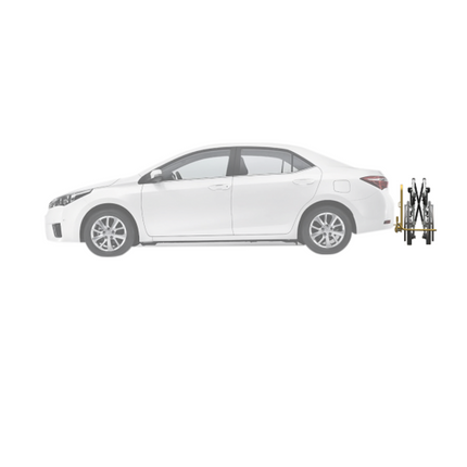 Compact Wheelchair Towbar Carrier image 1