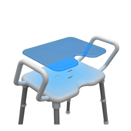 ComfiGEL Pad - Space Saver Shower Stool image 1