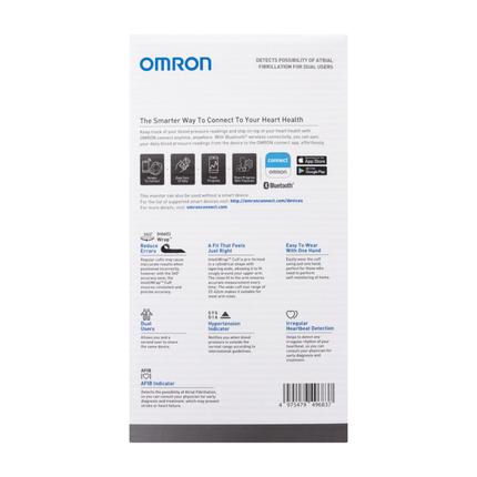 Omron Elite + AFIB Blood Pressure Monitor  - Bluetooth® image 9