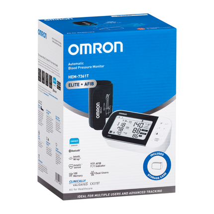 Omron Elite + AFIB Blood Pressure Monitor  - Bluetooth® image 10