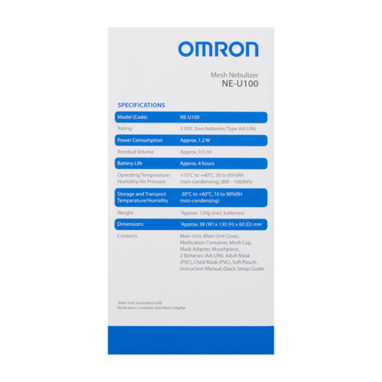 Omron Ultrasonic Mesh Nebuliser image 7