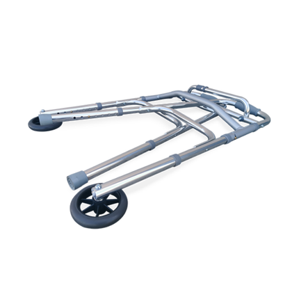 Folding Walking Frame, Front Wheels image 1