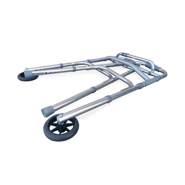 Folding Walking Frame, Front Wheels image 1